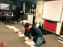 Cache HS Seniors learn CPR