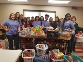 37 Thanksgiving Baskets Filled
