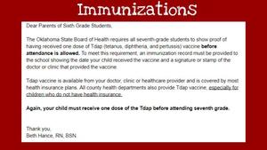 Immunizations
