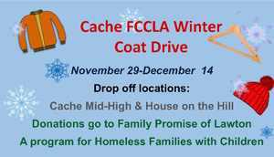Cache FCCLA Winter Coat Drive