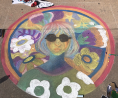 CHS Participates in Chalk Art Festival