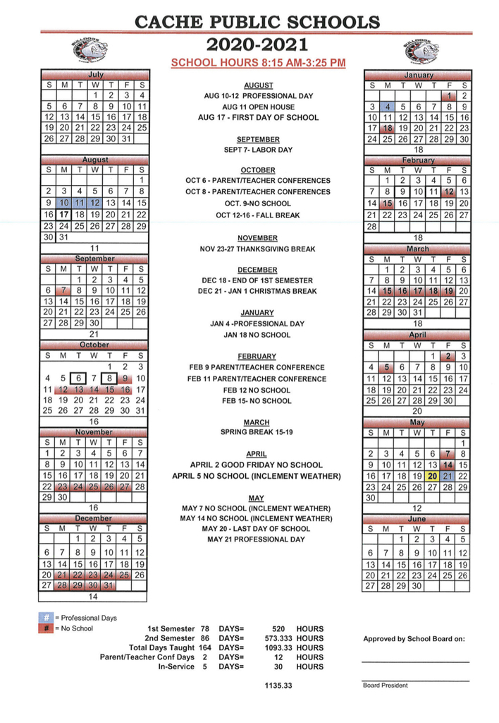 Cache Public Schools Calendar 2021 and 2022 - PublicHolidays.com